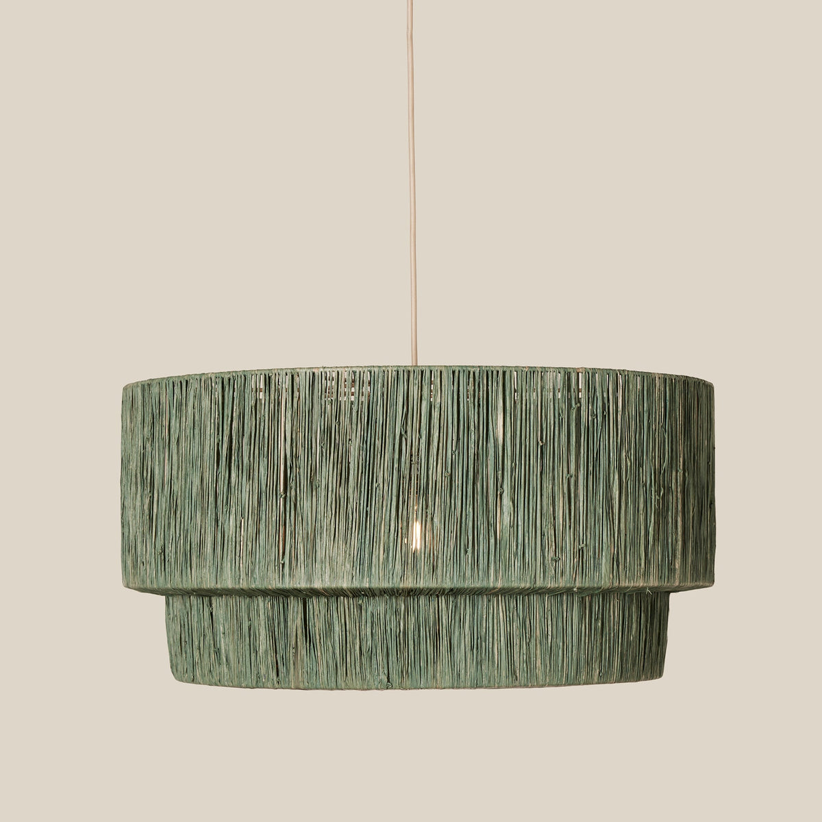Cocktail Two-Tier Grass Pendant - additional angle