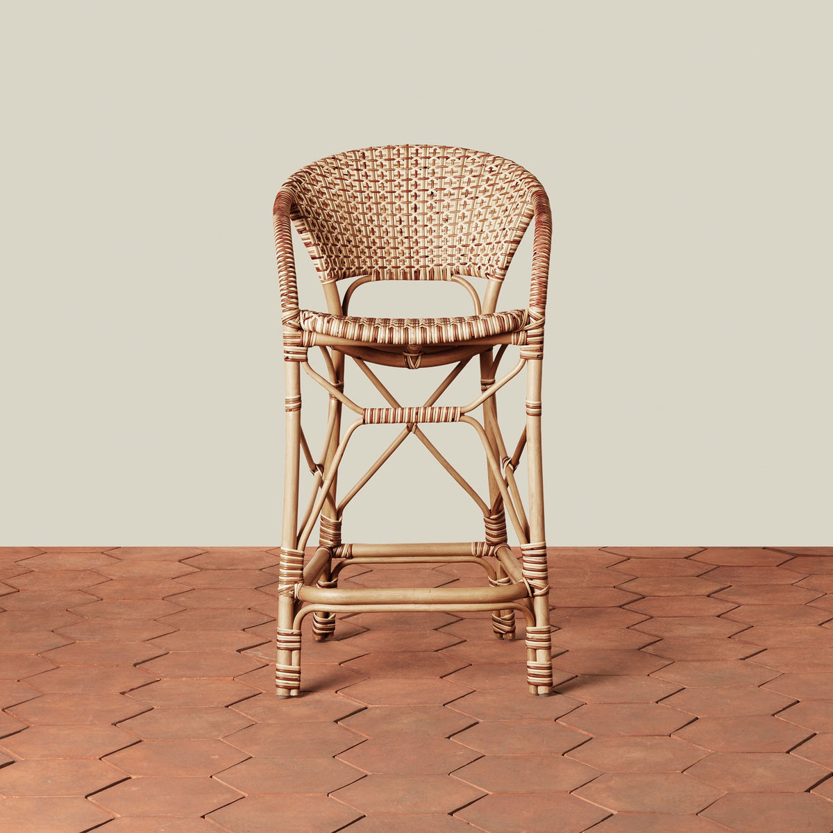 Antibes Counter Stool - detail view showing craftsmanship