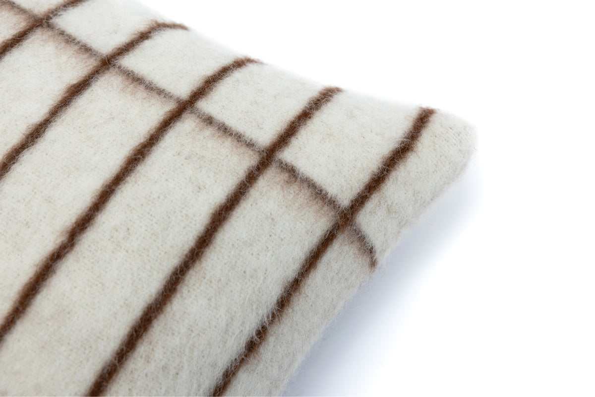 AALTO HEIRLOOM THROW PILLOW 23" X 11". ZERO DYE