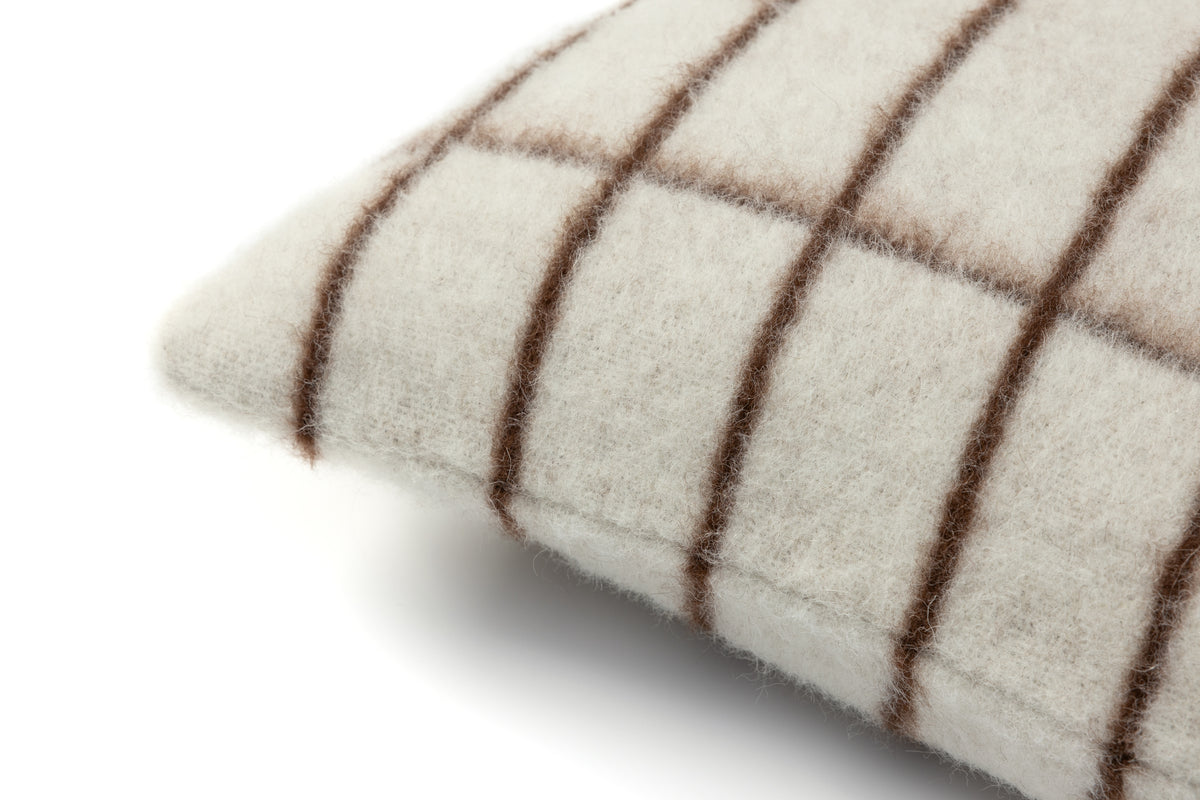 AALTO HEIRLOOM THROW PILLOW 23" x 23". ZERO DYE