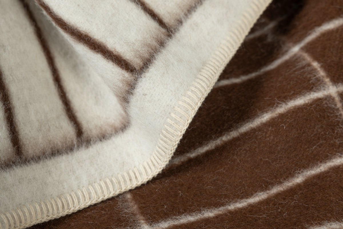 AALTO HEIRLOOM BLANKET. ZERO DYE