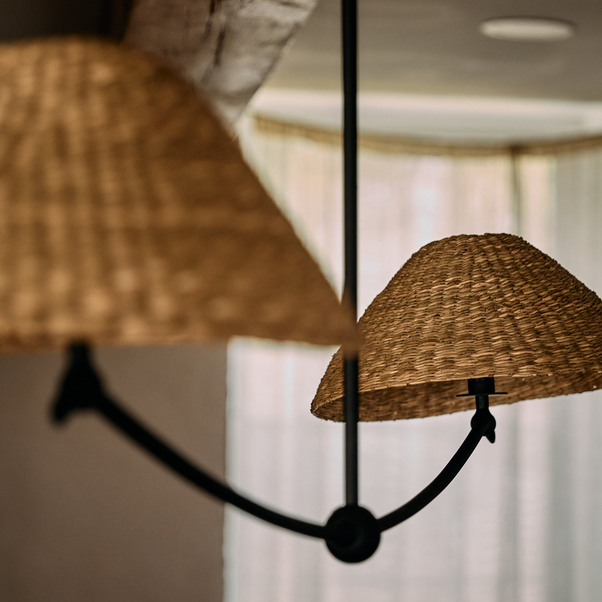 Bainbridge Linear Pendant - detail view showing craftsmanship