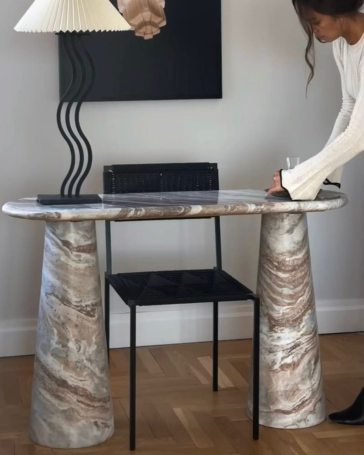 Livella Marble Console Table