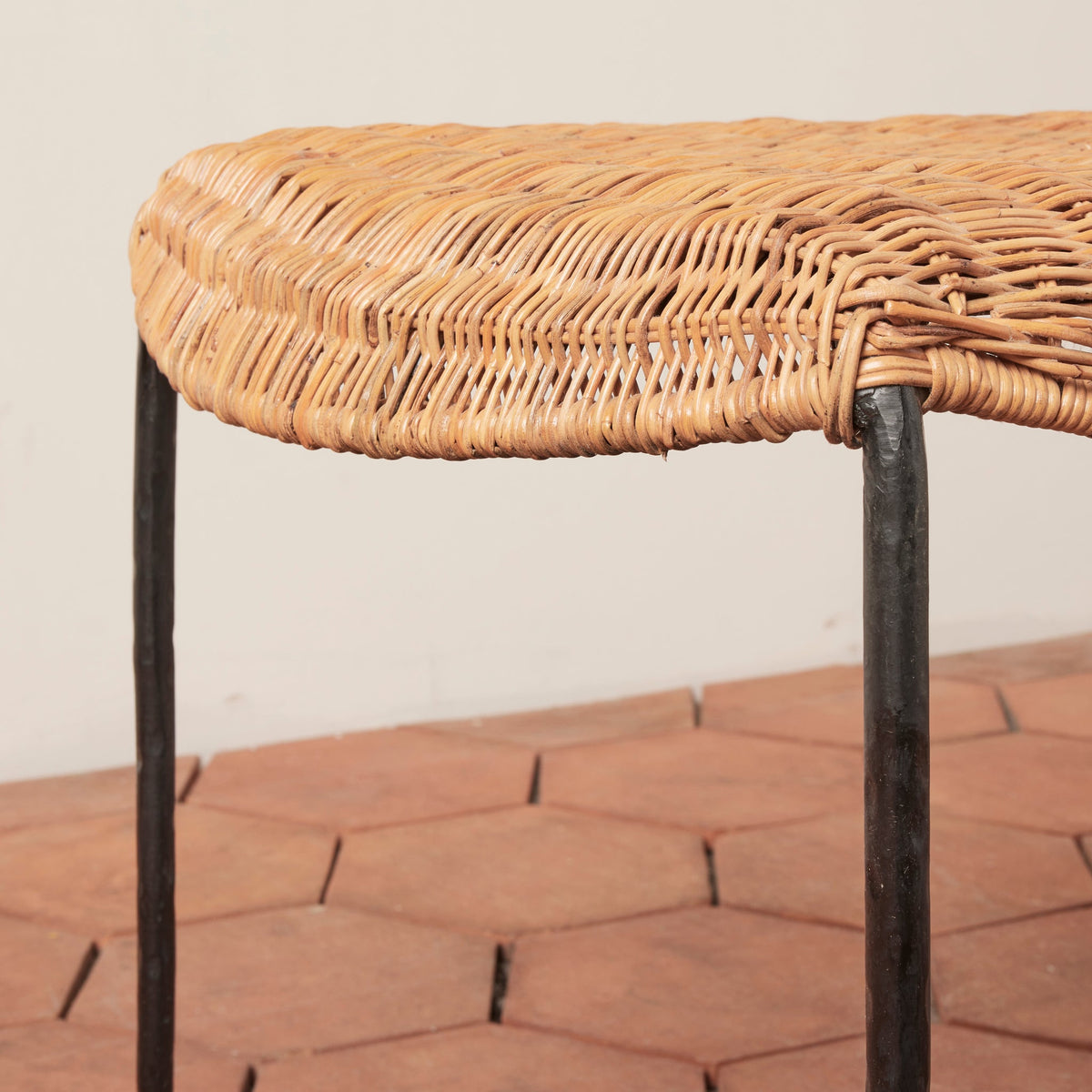 Lacoste Indoor/Outdoor Bench - lifestyle in interior setting