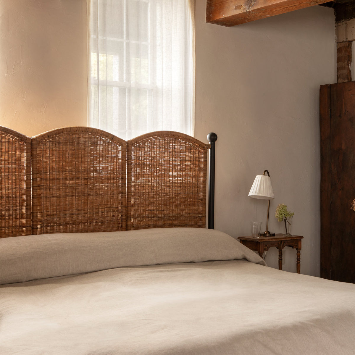 Lacoste King Bed - detail view showing craftsmanship