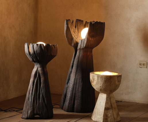 Kento Floor Lamp Large - Burned - Cultheir