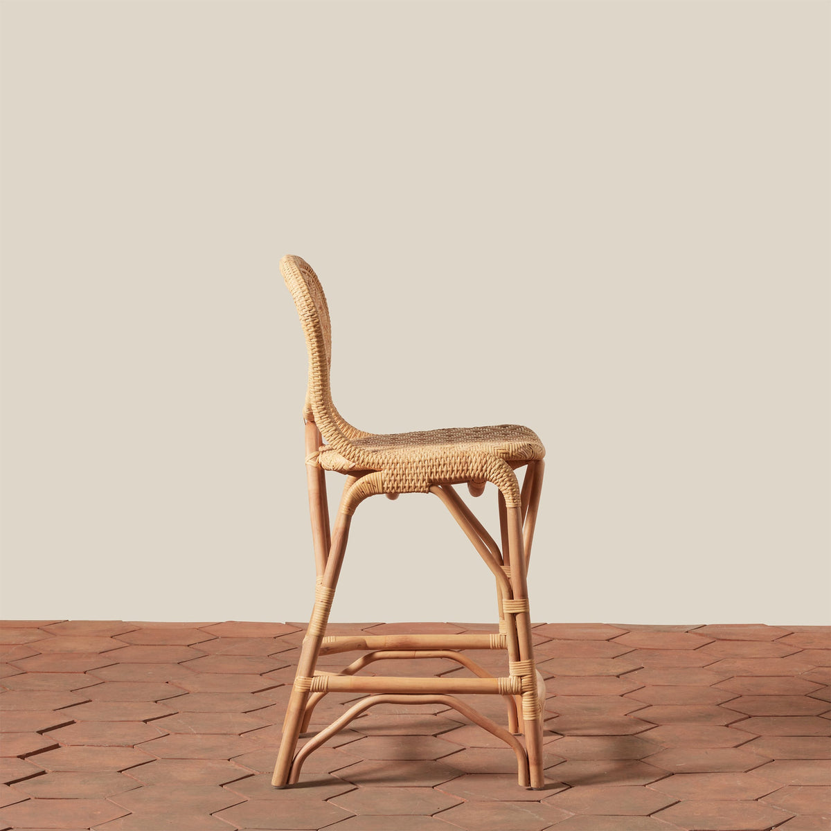 Portofino Counter Stool - side view