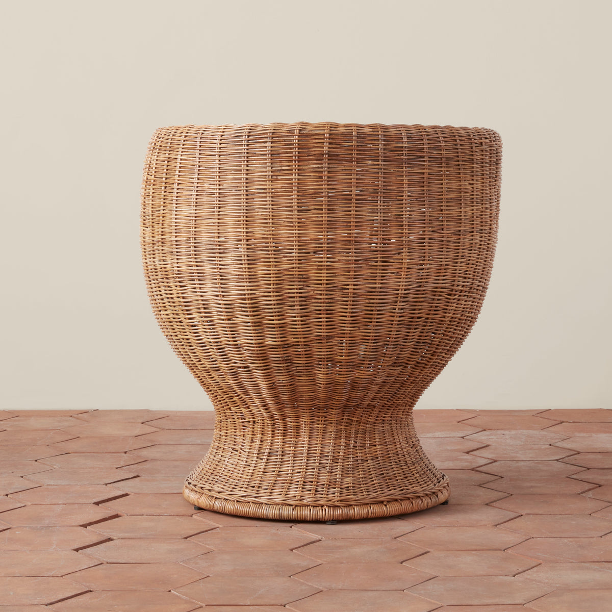 Siena Woven Lounge Chair - lifestyle in interior setting