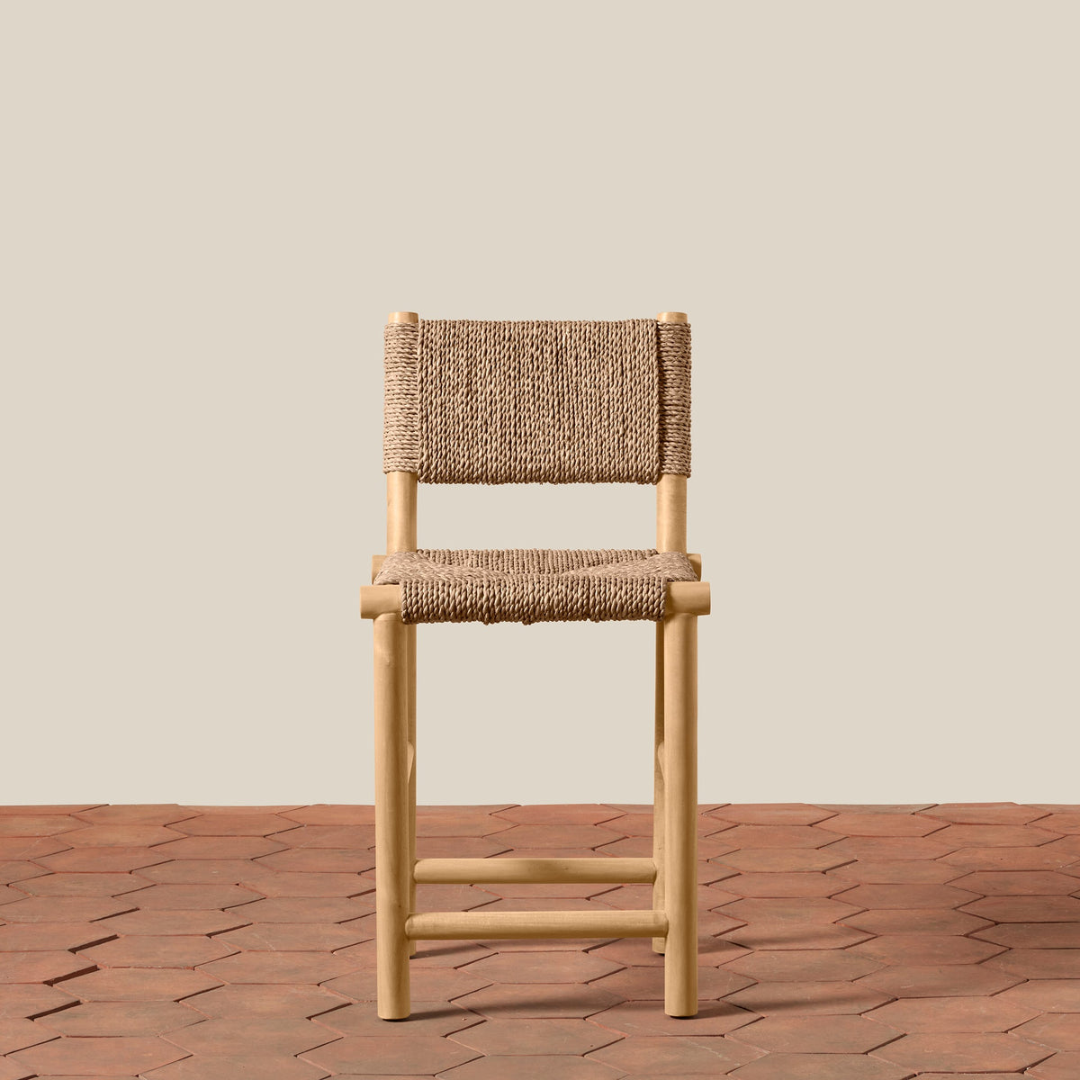 Hacienda Counter Stool - detail view showing craftsmanship