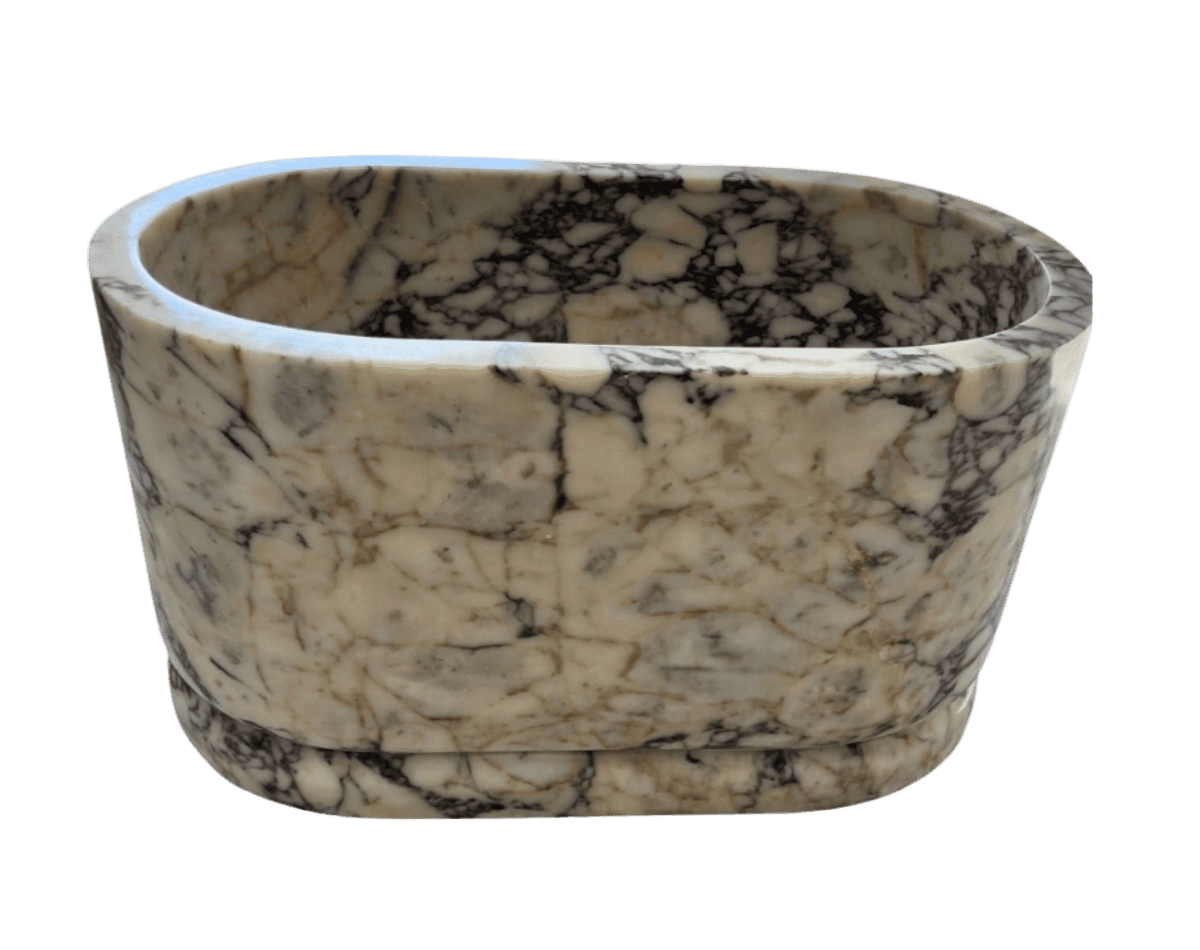 The Calacatta Viola Soaking Bathtub