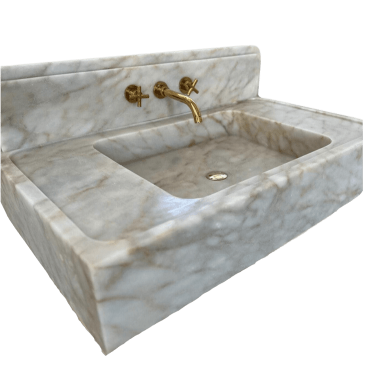 Calacatta Gold Marble Sink - Cultheir