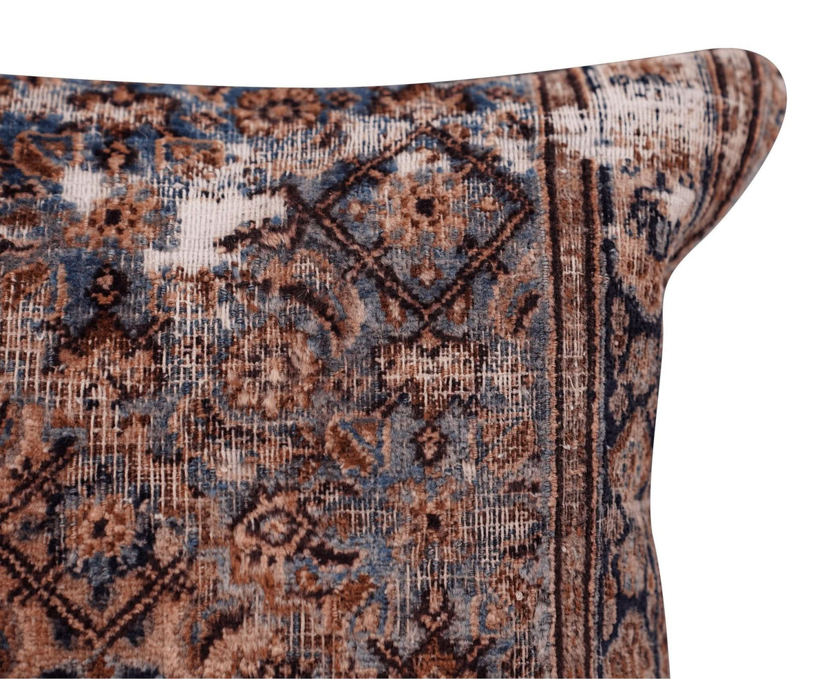 Canvello Antique Kerman Rug Bed Throw Pillows - 18&quot;x18&quot; - Cultheir