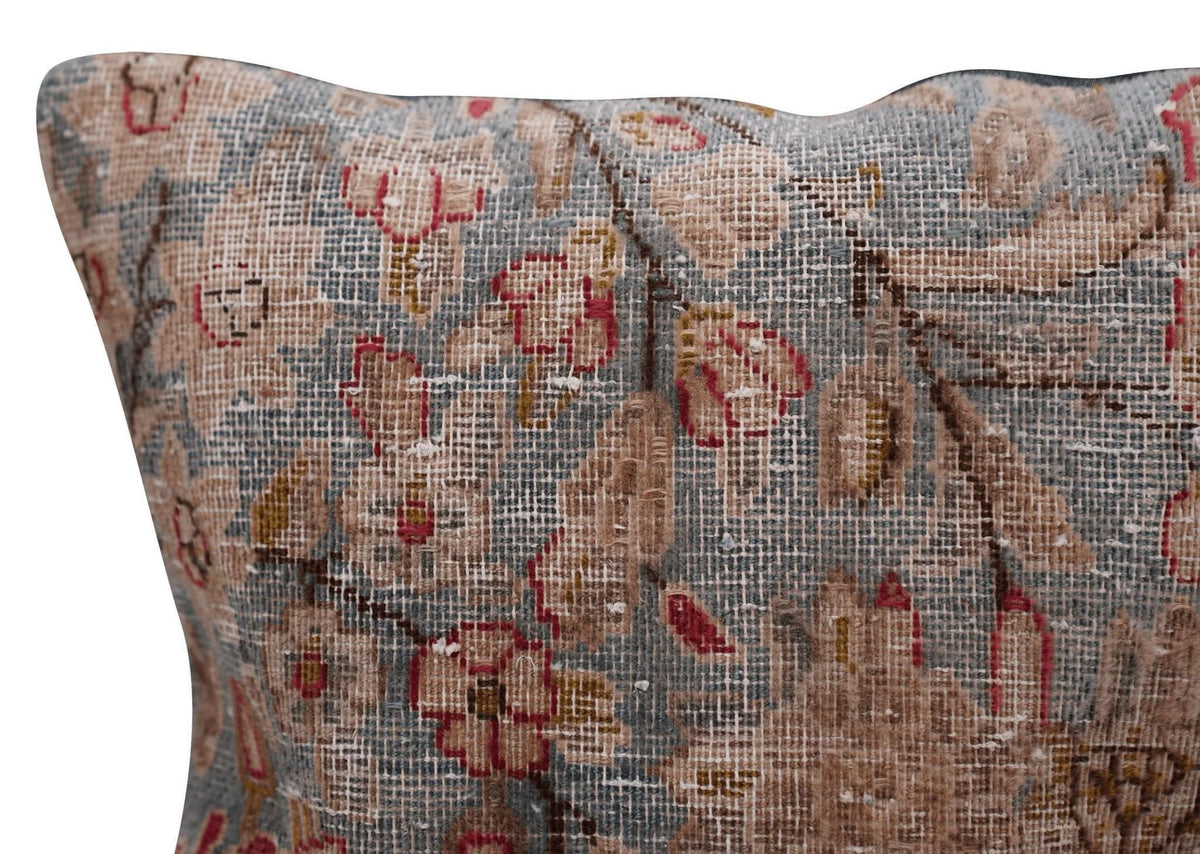 Canvello Antique Red And Brown Throw Pillows - 18&quot;x18&quot; - Cultheir