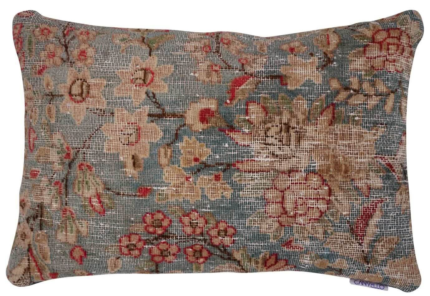 Canvello Antique Rug Custom Couch Cushion - 16"x24" - Cultheir