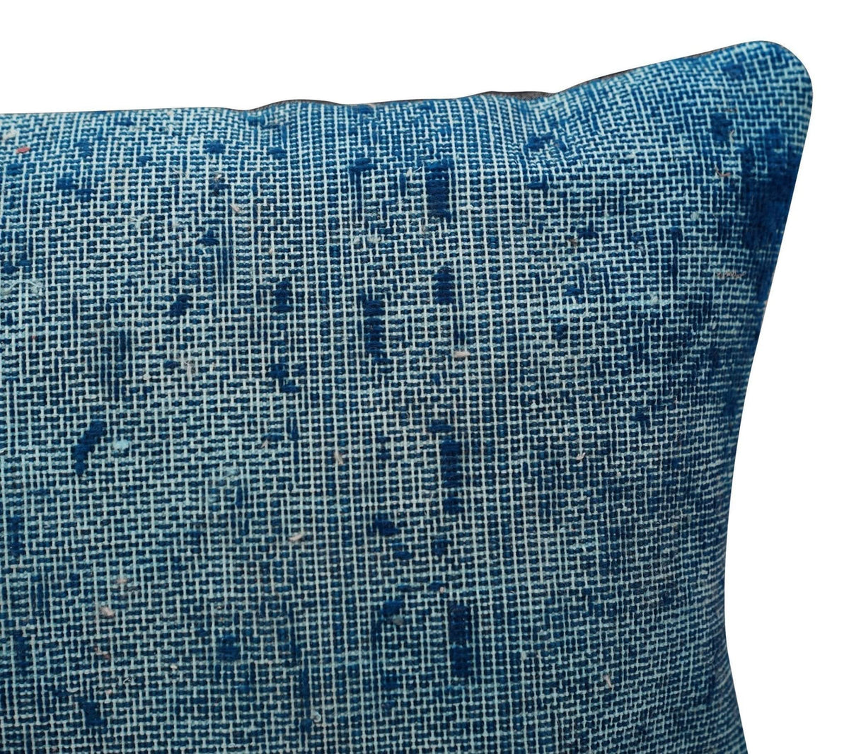 Canvello Antique Rug Dark Blue Throw Pillow - 18&quot;x18&quot; - Cultheir