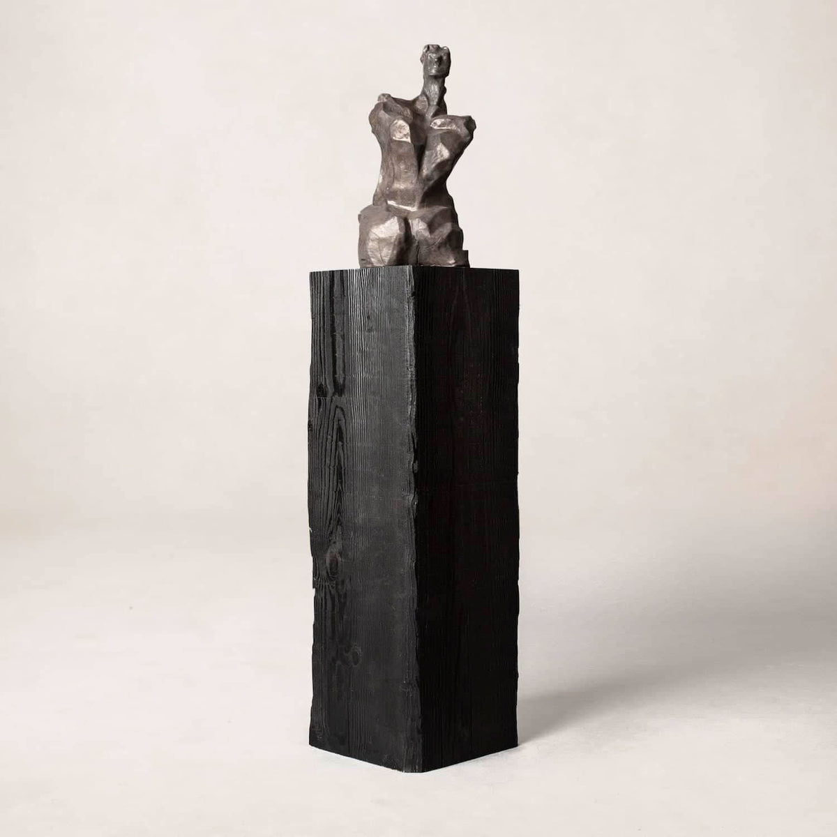 Charcoal Sculpture Pedestal - Tall - Cultheir