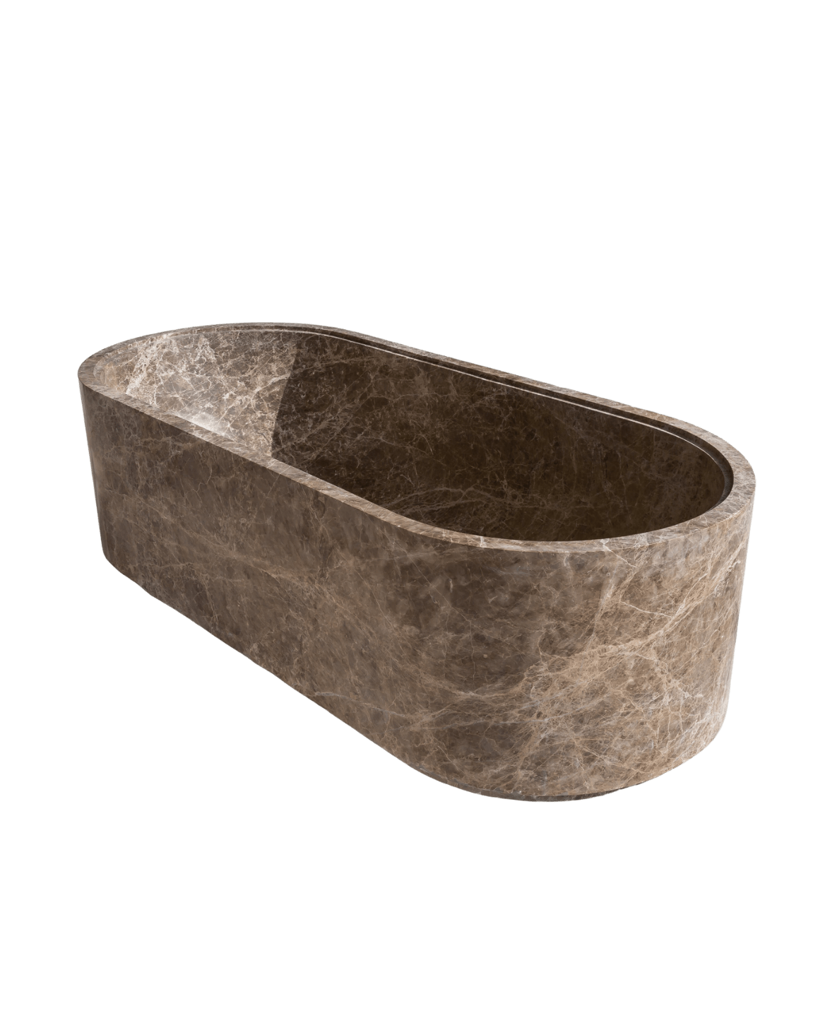 Emperador Light Marble Bathtub - Cultheir
