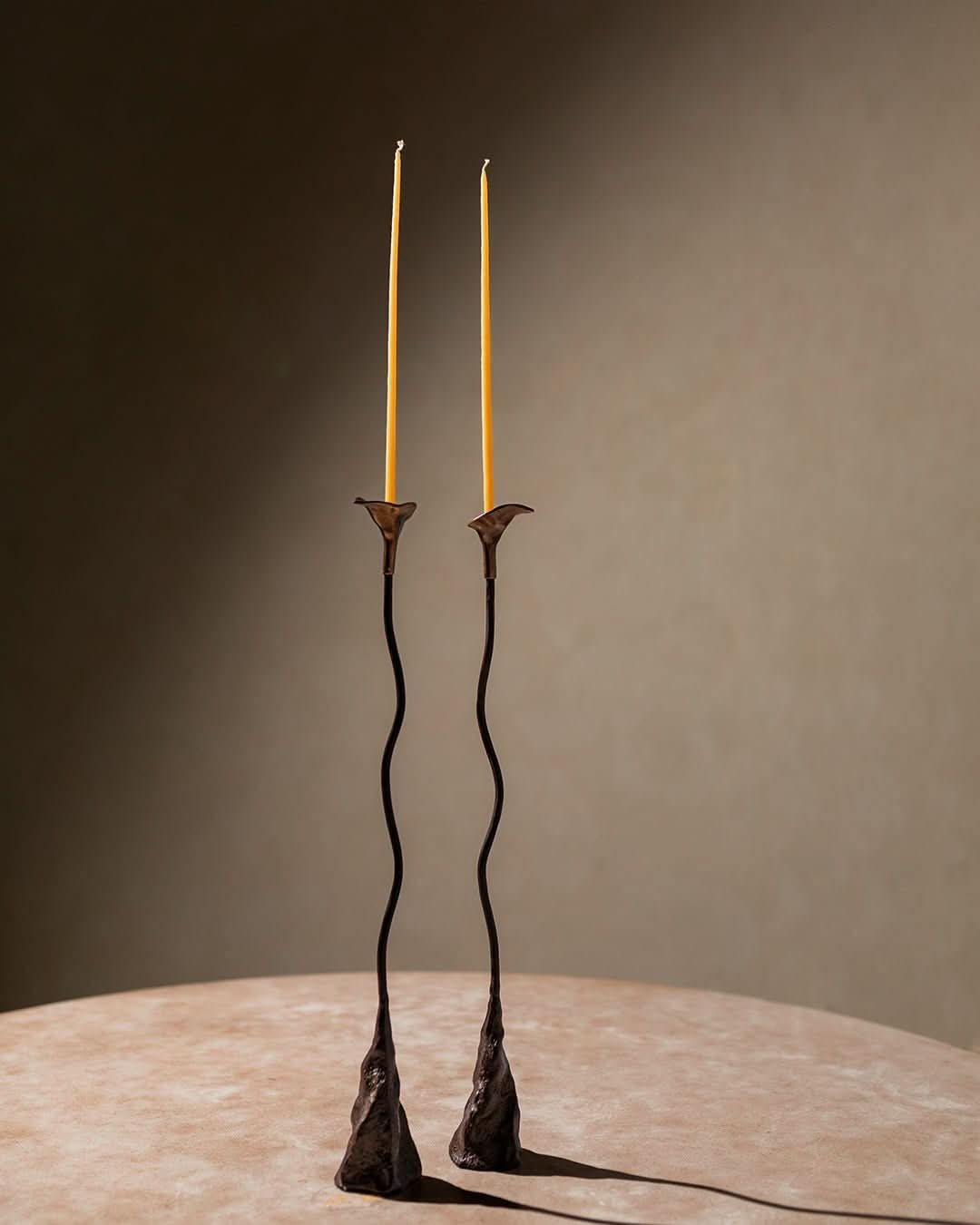 Ferra Rose Candle Holders (Set of 2) - Cultheir