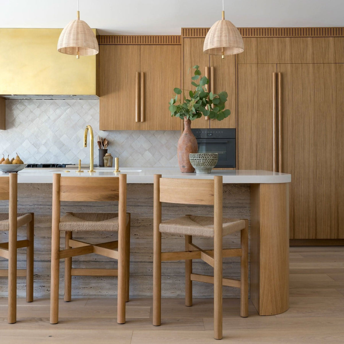 Nonna Counter Stool - Warm Oak - Cultheir