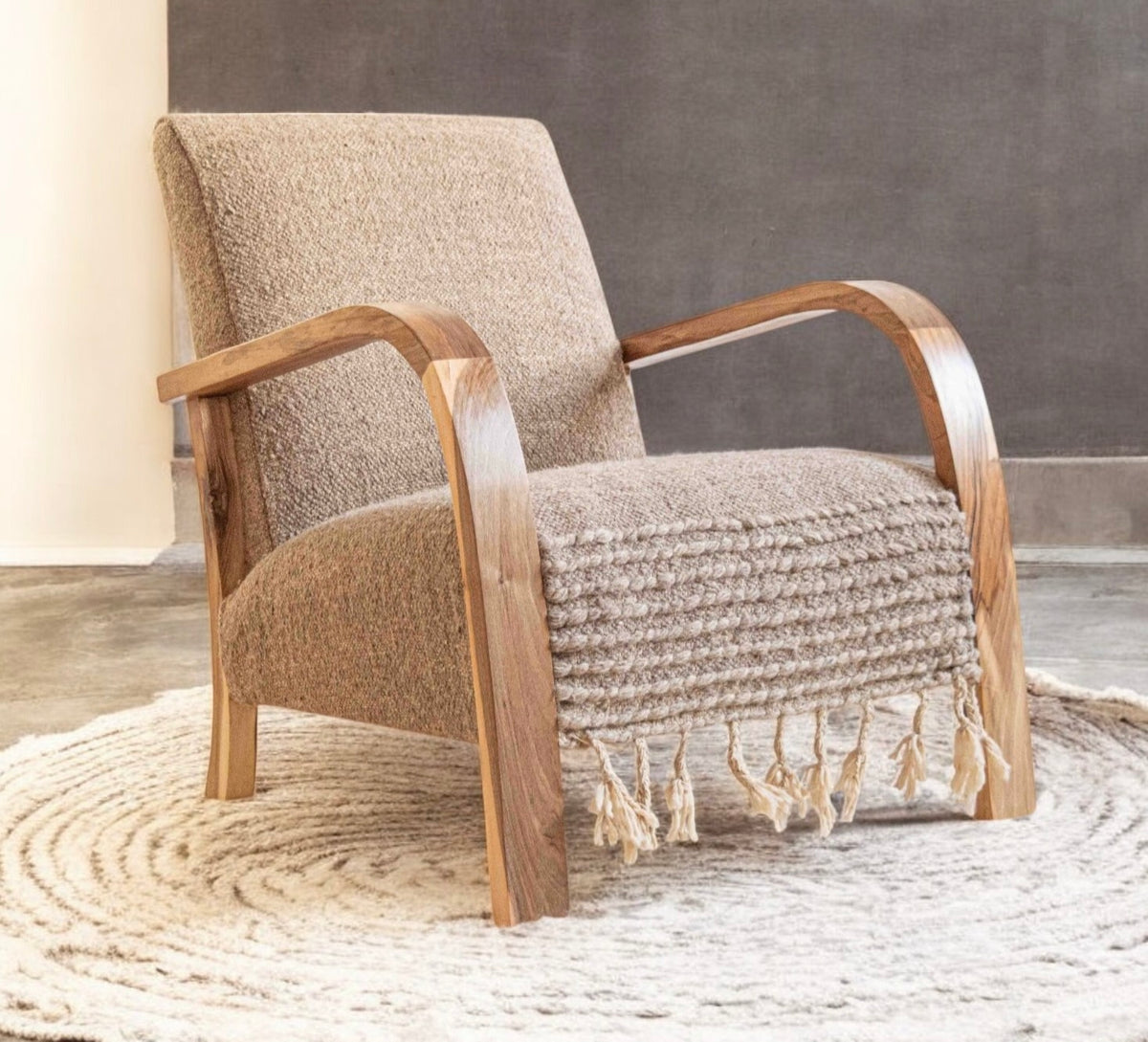 Vintage Tasseled Moroccan Chair