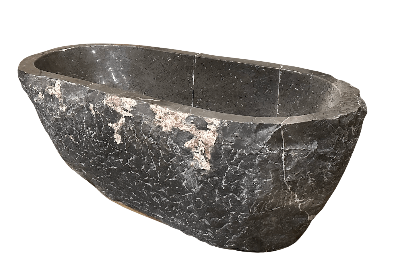 Saint Thomas Black Marble Bathtub - Cultheir